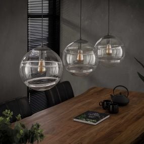 Vico Clear - hanglamp - 128 x 30 x 150 cm - transparant