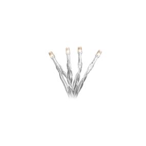 Konstsmide - LED-licht ketting op batterijen - 735 cm - 50 x 0,06W incl. - warmwitte lichtkleur - transparant