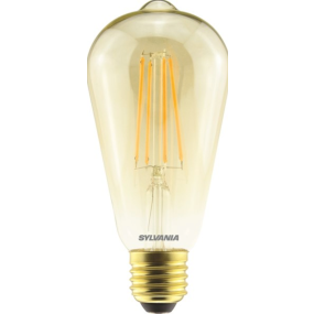 Sylvania Toledo RT Gold - E27 - Ø 6,5 x 14,3 cm - 6W dimbaar - 2500K