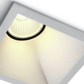 ONE Light 8W Asymmetric Range - inbouwspot - 82 x 82 mm, 73 x 73 mm inbouwmaat - 8W LED incl. - wit