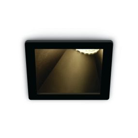 ONE Light  Asymmetric Chill Out - inbouwspot - 84 x 84 mm, 76 x 76 mm inbouwmaat - zwart