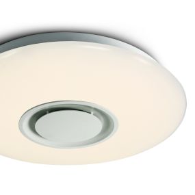 ONE Light Indoor LED - plafondverlichting met bluetooth-luidspreker - Ø 40 x 5,5 cm - 24W LED incl. - wit