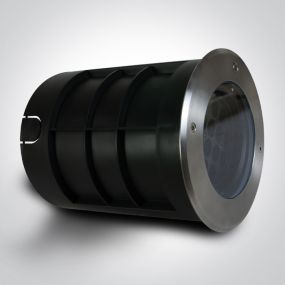 ONE Light Inground Tiltable Range - ronde grondspot voor buiten - Ø 210 mm, Ø 200 mm inbouw - 12 x 1,5W LED incl. - IP67 - zwart