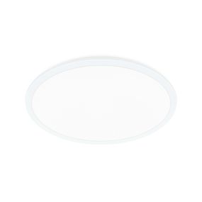 Nordlux Oja - plafondverlichting - Ø 60 x 3,2 cm - 3 stappen Moodmaker functie (2700K) - 38W LED incl. - wit