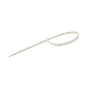 kabelbinder (100 STUKS) - 150 x 2,5 mm - wit