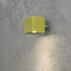 Konstsmide Amalfi - buiten wandlamp - 10 x 13 x 10 cm - 3W LED incl. - IP54 - geel