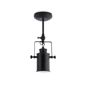 Faro List - opbouwspot 1L - 13 x 15,5 x 33,5 cm - mat zwart