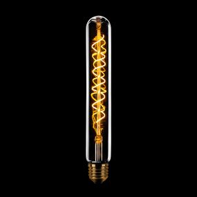 ETH Tube Spiral LED Filament - 18,5 cm - E27 - 3 stappen dimbaar - 7W - 2200K - transparant