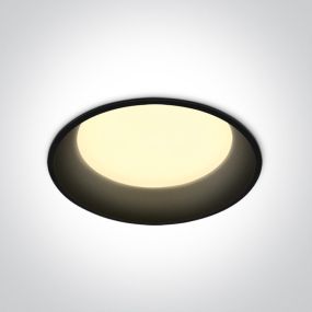 ONE Light Downlights Fixed LED - inbouwspot - Ø 175 mm, Ø 165 mm inbouwmaat - 22W LED incl. - zwart