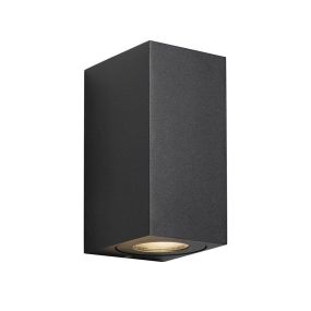 Nordlux Canto Maxi Kubi 2 - buiten wandverlichting - 8,7 x 17 x 10 cm - IP44 - zwart