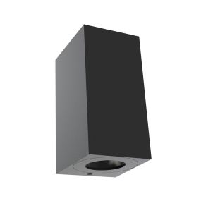 Nordlux Canto Maxi Kubi 2 - buiten wandverlichting - 8,7 x 17 x 10 cm - IP44 - zwart