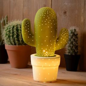 Lucide Cactus - tafellamp - 19 x 19 x 29,5 cm - groen