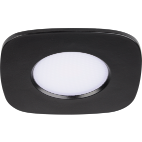 Lutec Rina - inbouwspot - Lutec Connect - 95 x 95 x 50 cm, inbouwmaat Ø 76 cm - 7,7W LED incl. - IP65 - dimfunctie en instelbare lichtkleur via app - RGB+W - zwart
