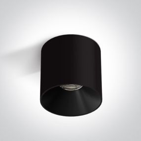 ONE Light Wall & Ceiling LED - opbouwspot 1L - Ø 10 x 10 cm - 18W LED incl. - zwart