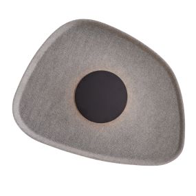 Maxlight Deux - wandlamp - 30 x 7,5 x 40 cm - 5W LED incl. - crème en grijs