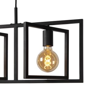Lucide Luuk - hanglamp - 112 x 22 x 161 cm - zwart