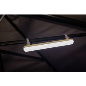 New Garden Banana - parasol verlichting met afstandsbediening - Ø3,8 x 35 cm - 8,5W LED incl. - IP54 - wit
