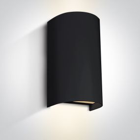 ONE Light GU10 Outdoor Cylinder Lights - buiten wandlamp - 11 x 8,3 x 19,5 cm - IP65 - zwart