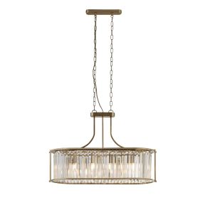 Searchlight Victoria - hanglamp - 78 x 30 x 150 cm - goud