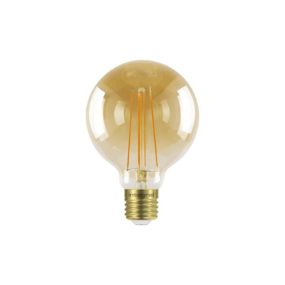Integral LED lamp - Ø 9,5 x 14 cm - 5W dimbaar - 1800K - amber