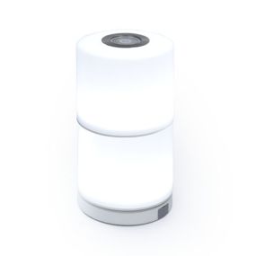 Lutec Noma - buiten tafellamp starterskit - slimme verlichting - 10 x 10 x 36,5 cm - 2 x 2,3W LED incl. - IP44 - wit