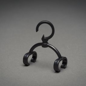 Konstsmide - ophanghaakjes voor lichtsnoer voor 2392 - 20 stuks - IP44 - zwart