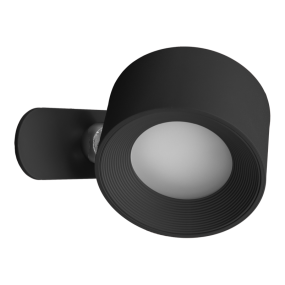 Century Italia Pixel - oplaadbare tafellamp met optie tot wandlamp - 12 x 12,7 x 38,1 cm - 1,8W dimbare LED incl. - zwart