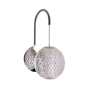 Maxlight Nobile - wandlamp - 18,5 x 12 x 29 cm - 6W LED incl. - chroom