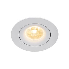 Nordlux Aliki - inbouwspot - Ø 96 mm, Ø 83 mm inbouwmaat - 8W dimbare LED incl. - IP44 - wit