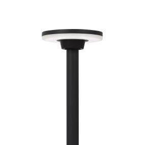 Nova Luce Suite - tuinpaal - Ø 18 x 60 cm - 12W LED incl. - IP54 - zwart