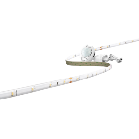 Century Italia Kit-Striscia - LED-strips met stekker aansluiting en 2 sensoren - 0,8cm breed - 2 x 120cm lengte - 230V - 2,9W LED per meter - 30 LEDs per meter