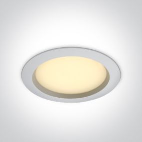 ONE Light Bathroom Downlights - inbouwspot - Ø 228 mm, Ø 210 mm inbouwmaat - 25W LED incl. - IP54 - wit - instelbare lichtkleur