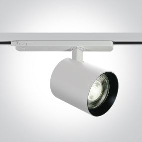 ONE Light COB Shop Range - rail spot - Ø 10 x 10 cm - 20W/25W/30W/35W LED incl. - wit - koel witte lichtkleur