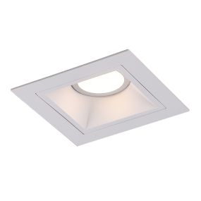Maxlight Hit - inbouwspot 1L - 115 x 115 mm, 95 x 95 mm inbouwmaat - wit