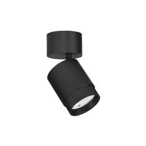 Nova Luce Spectre - opbouwspot - Ø 6,5 x 14,4 cm - 15W LED incl. - instelbare lichtbundel - zwart
