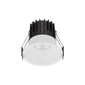 Nova Luce Luela - inbouwspot - Ø 85 mm - inbouwmaat 75 mm - 13W LED incl. - wit - 3000K