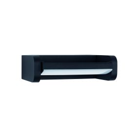 Nova Luce Volver - buiten wandverlichting - 20 x 11 x 6 cm - 6W LED incl. - IP54 - zwart