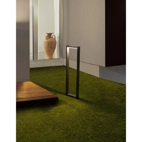 Nova Luce Volver - tuinpaal - 20 x 6 x 80 cm - 6W LED incl. - IP54 - zwart