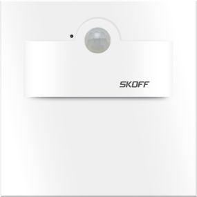 Skoff Tango Short LED - inbouw wandverlichting met bewegingsmelder - 73 x 73 mm - 230V - wit - 3000K