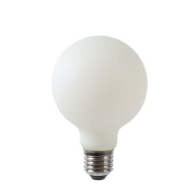 Lucide LED Filament lamp - Ø 8 cm - E27 - 5W dimbaar - 2700K - opaal