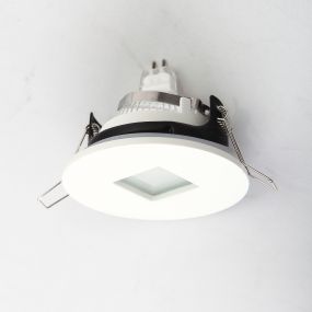 Maxlight H0042 - inbouwspot 1L - Ø 85 mm, Ø 70 mm inbouwmaat - IP65 - wit