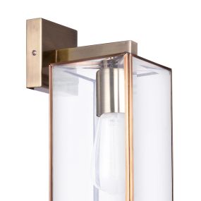Nova Luce Flavio - wandverlichting - 13 x 17 x 35 cm - antiek metaal