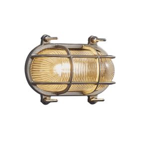 Nordlux Helford - buiten wandverlichting - 19 x 12,5 cm - IP64 - nikkel