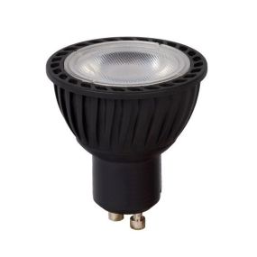 Lucide LED-spots (set van 3) - Ø 5 x 5,3 cm - GU10 - 5W dimbaar - 3000K - zwart
