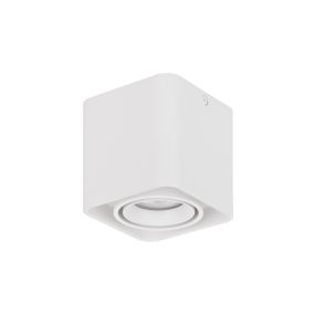 Nova Luce Nami - opbouwspot - 11 x 11 x 10 cm - wit