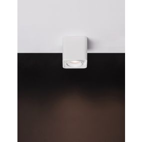 Nova Luce Nami - opbouwspot - 11 x 11 x 10 cm - wit