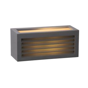 Lucide Dimo - buiten wandverlichting - 25 x 11 x 11 cm - IP54 - zwart
