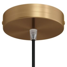 Creative Cables SMART - plafondrozet met wifi verbinding - Ø 12 x 2,5 cm - geborsteld brons