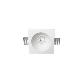 Nova Luce Mib - inbouwspot - Ø 130 mm, Ø 138 mm inbouwmaat - wit gips