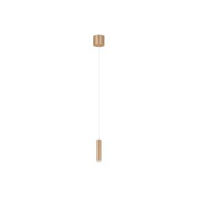 Nova Luce Doc - hanglamp - Ø 3 x 120 cm - 5W LED incl. - goud
